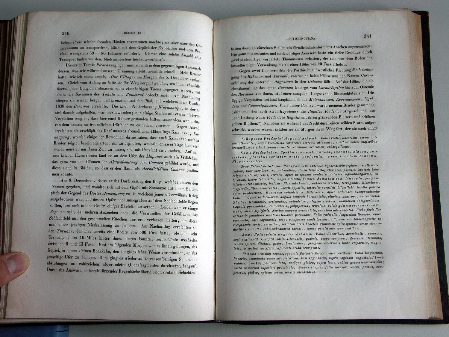 ZZ-RISC48,S.340 Rückblick Reise Robert Schomburgk Dorf Canaupang